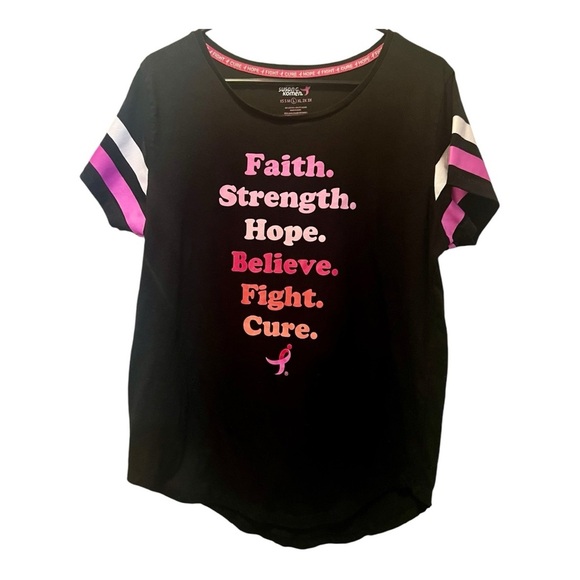 Susan G Komen Breast Cancer T Shirt - Picture 1 of 5